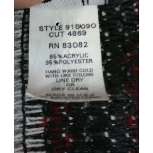 VTG First Option Open Front Cardigan Sweater Womens Made In USA - Picture 6 of 9